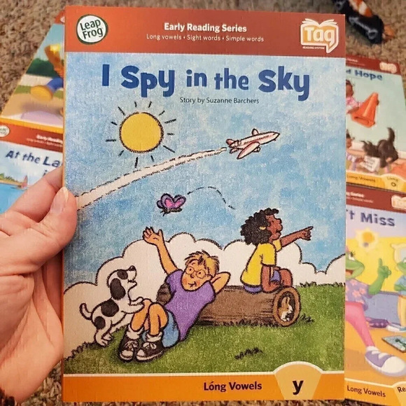 LOT of 6 TAG LEAP READER LONG VOWEL AIOUY Book Series COMPLETE - Picture 4 of 8